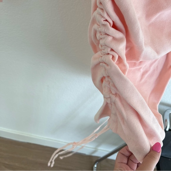 NWT LIONESS | MILITARY MINDS LONG SLEEVE BABY PINK DRESS - Picture 4 of 8